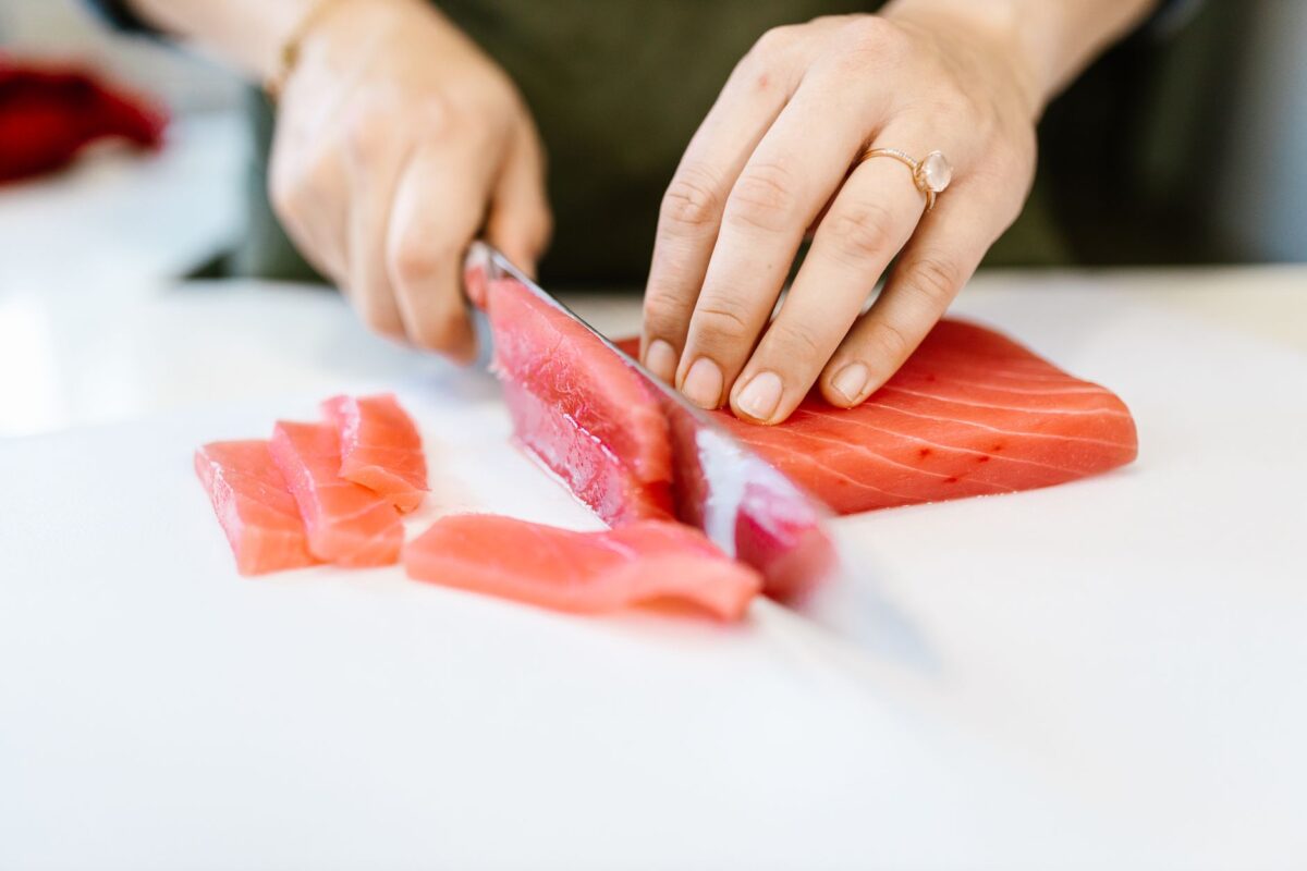 Tuna Avocado Cucumber Boats CarbWise low-carb healthy food