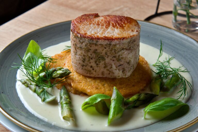 Herby Mustard Lamb with Asparagus Low-Carb Recipe CarbWise low-carb healthy food