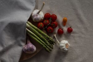 Chilli Garlic Lunch with Green Beans CarbWise low-carb healthy food