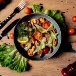 Cheesy Bake Seafood & Fish with Spinach Low-Carb Recipe CarbWise low-carb healthy food