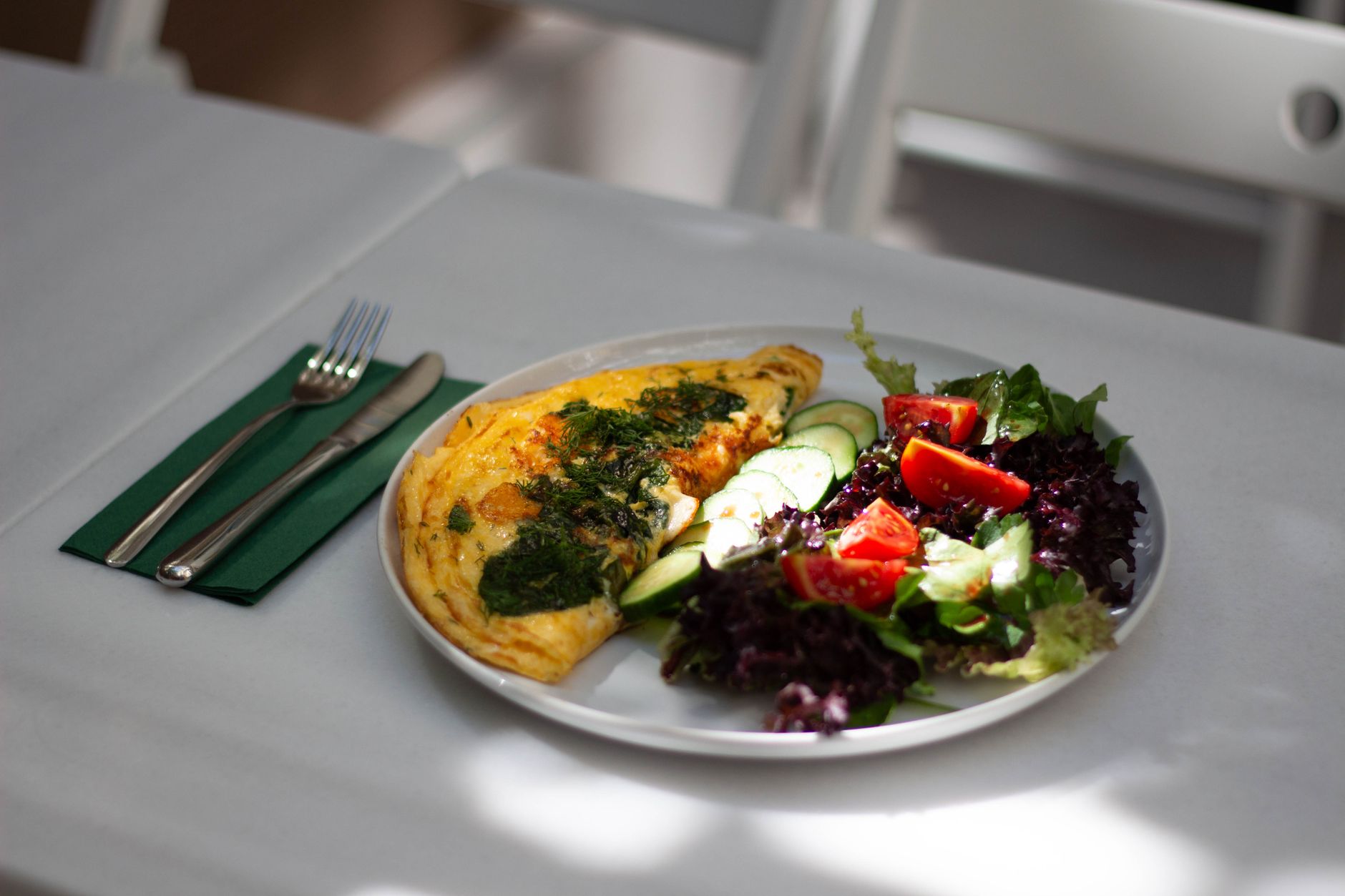 Greek Feta Lunch with Cabbage CarbWise low-carb healthy food