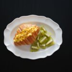Coconut Curry Breakfast with Mixed Salad Leaves CarbWise low-carb healthy food