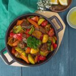 Ginger Sesame Lamb with Peppers Low-Carb Recipe CarbWise low-carb healthy food