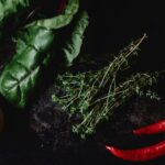 Chilli Garlic Vegetarian with Mixed Salad Leaves Low-Carb Recipe CarbWise low-carb healthy food