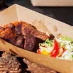 Chilli Garlic Turkey with Mixed Salad Leaves Low-Carb Recipe CarbWise low-carb healthy food